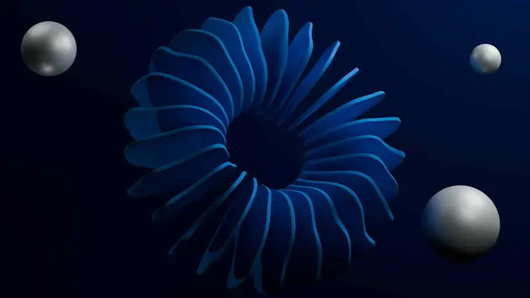 Abstract blue spiral, the accelerating automation reshaping title searches in 2026