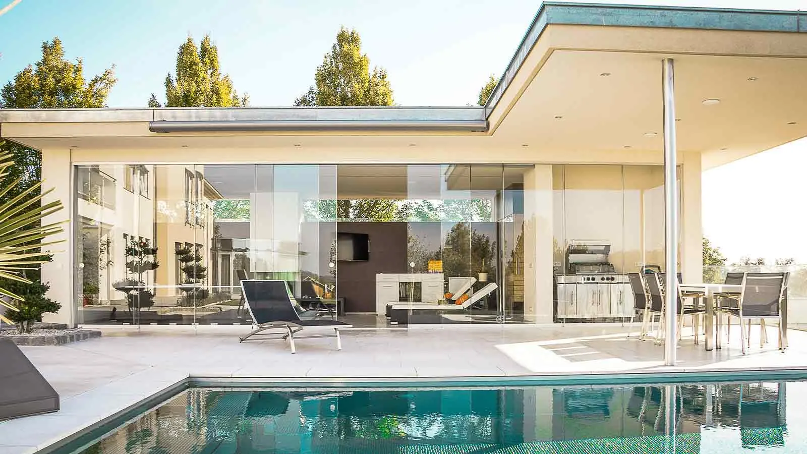 Modern poolside home protected by attorney-ordered deed retrieval