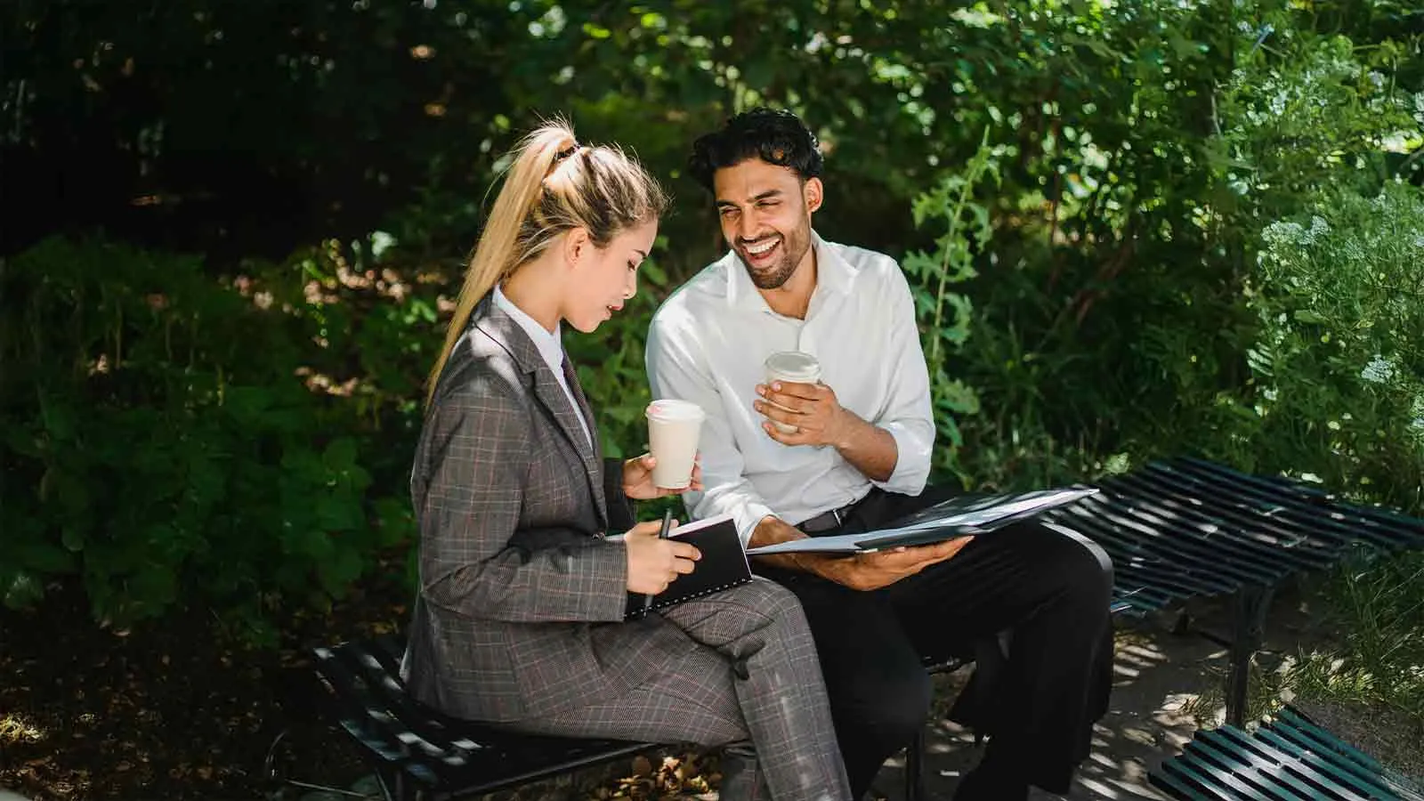 Colleagues discussing a property record request from the register of deeds