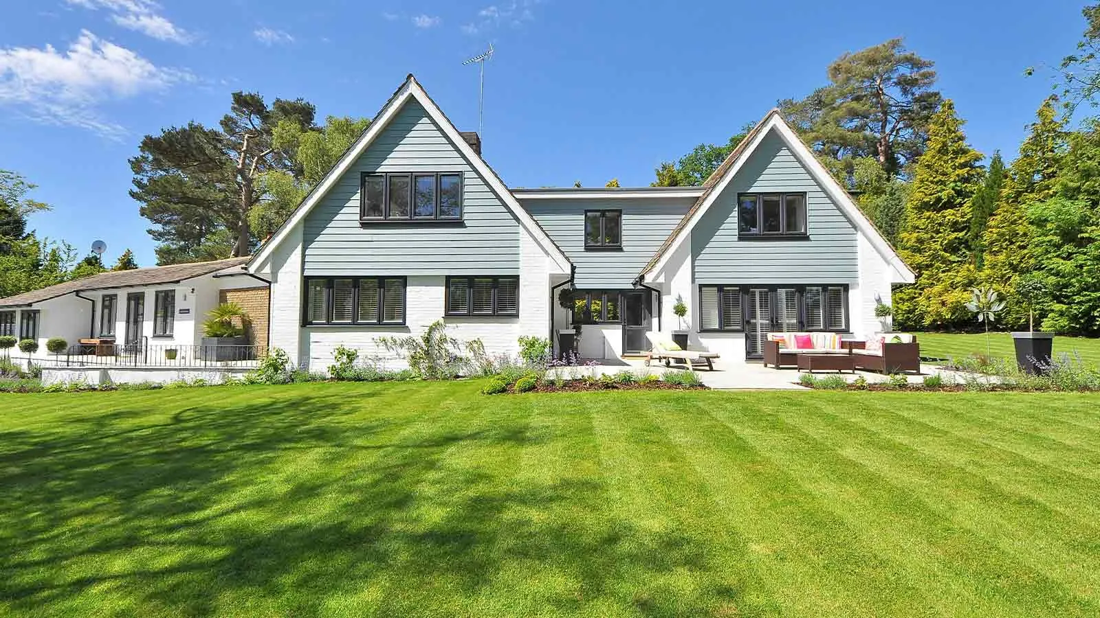 Gray gabled home whose chain of title lives at the register of deeds