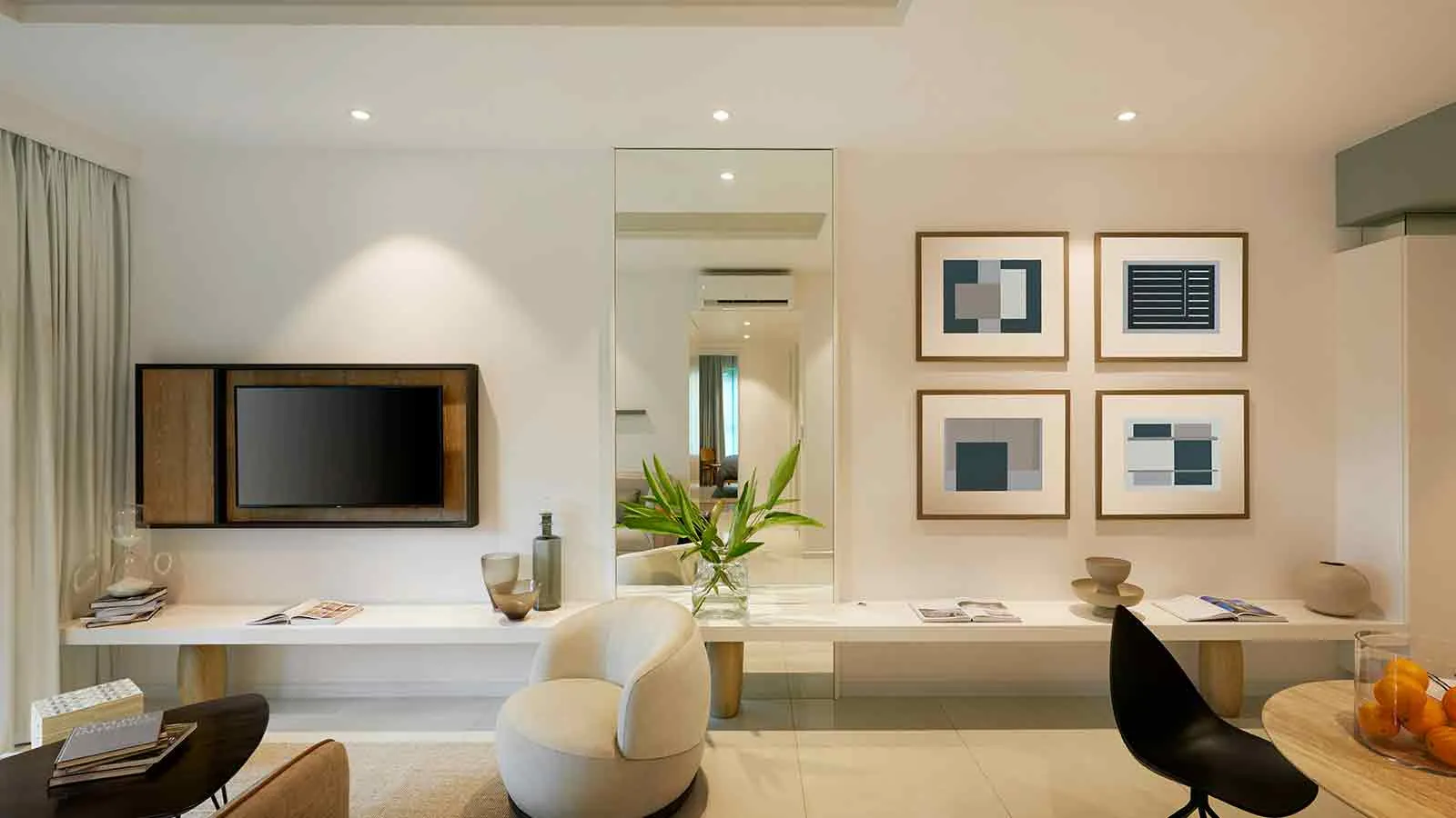 Media room of a refinanced home cleared by a release of mortgage