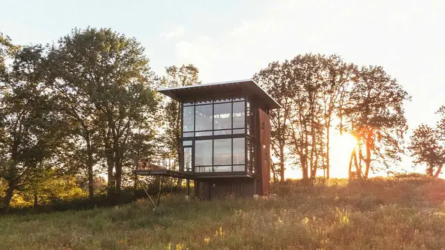 Modern home on open land — the kind of property verified by an AFX Research title search